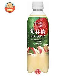 伊藤園 ビビッツ スパークリングVivit’s SPARKLING アップル炭酸 450mlPET　1ケース24本×２ケース