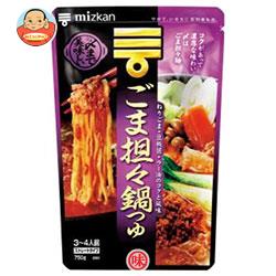 【送料無料】【2ケースセット】ミツカン 〆まで美味しい ごま担々鍋つゆストレート 750g…...:misono-support:10083606