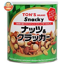 東洋ナッツ食品 トン スナッキー ナッツ＆クラッカー 535g缶×6個入...:misono-support:10082382