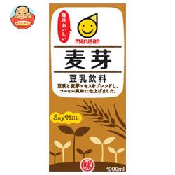 マルサンアイ(株) 豆乳飲料 麦芽1000ml紙パック×12（6×2）本入