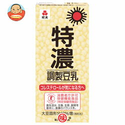 紀文 特濃調製豆乳1000ml紙パック×12（6×2）本入【29％OFF】期間限定特価！