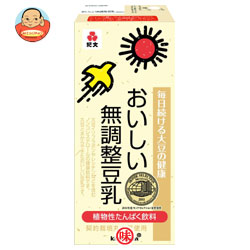 紀文 おいしい無調整豆乳1000ml紙パック×12（6×2）本入【29％OFF】期間限定特価！