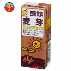 マルサンアイ(株) 豆乳飲料 麦芽200ml紙パック×24本入