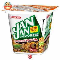 エースコック JANJAN 焼そば まろやかソース トマトブレンド103g×12個入