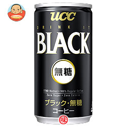 UCC ブラック無糖185g缶×30本入