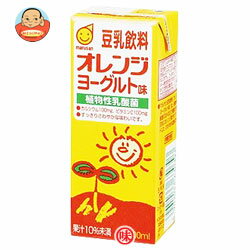 マルサンアイ(株) 豆乳飲料 オレンジヨーグルト味200ml紙パック×24本入