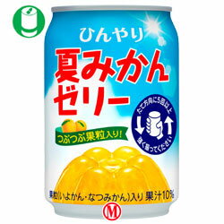 【送料無料・2ケースセット】JT ひんやり夏みかんゼリー270g缶×24本入×（2ケース）