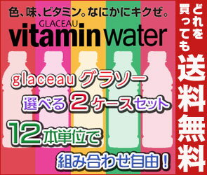 【送料無料】コカコーラ グラソー ビタミンウォーター 選べる2ケースセット 24（12×2）本入