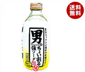 【送料無料】木村飲料 カクテス 男のちょい割る強ソーダレモン300ml瓶×24本入 ※北海…...:misonoya:10012590