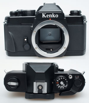 ［3年保険付］Kenko フィルム一眼レフカメラ KF-4PK【ペンタックスKレンズがつけられるメカニカルシャッター搭載のフィルム一眼レフカメラ】『1~3営業日後の発送』