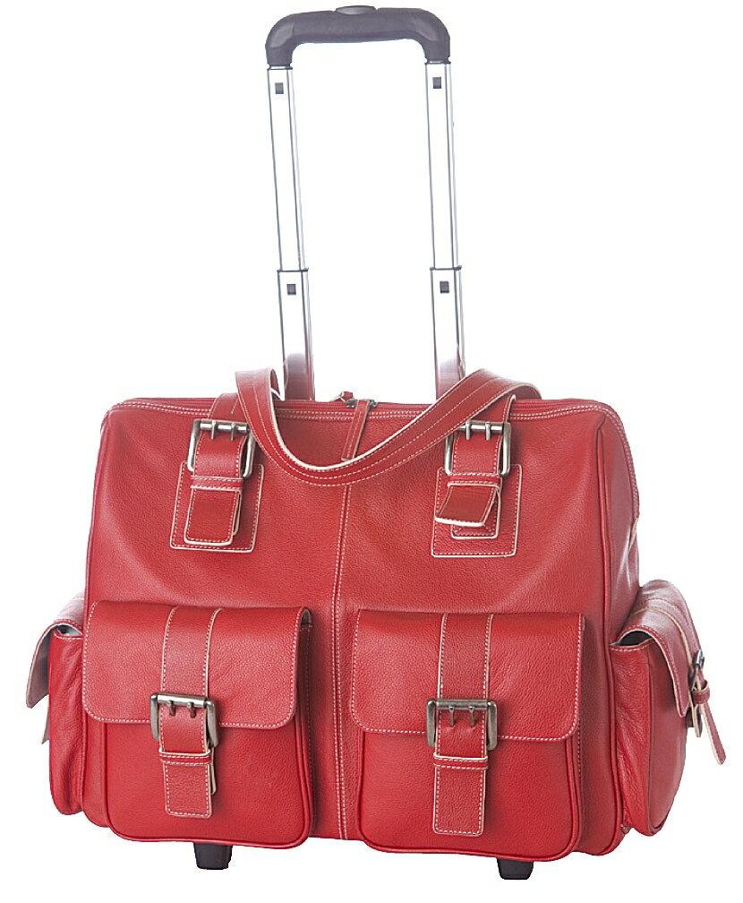 ジル・イー ラージローリングカメラバッグ jille Large Rolling Camera Bag（ブラックスエード/グリーンスエード/レッドレザー）『2~4営業日後の発送』