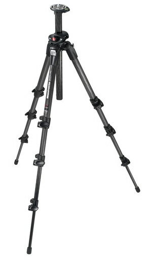 [耐加重4kg]Manfrotto マグファイバー プロ トライポッド #190CXPRO4『3-4営業日後の発送』【軽量なのに頑丈な小型カーボン三脚・縮長が短い4段】