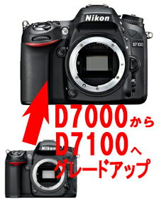 NikonD7000→D7100ニコンデジタル一眼レフボディーグレードアップ
