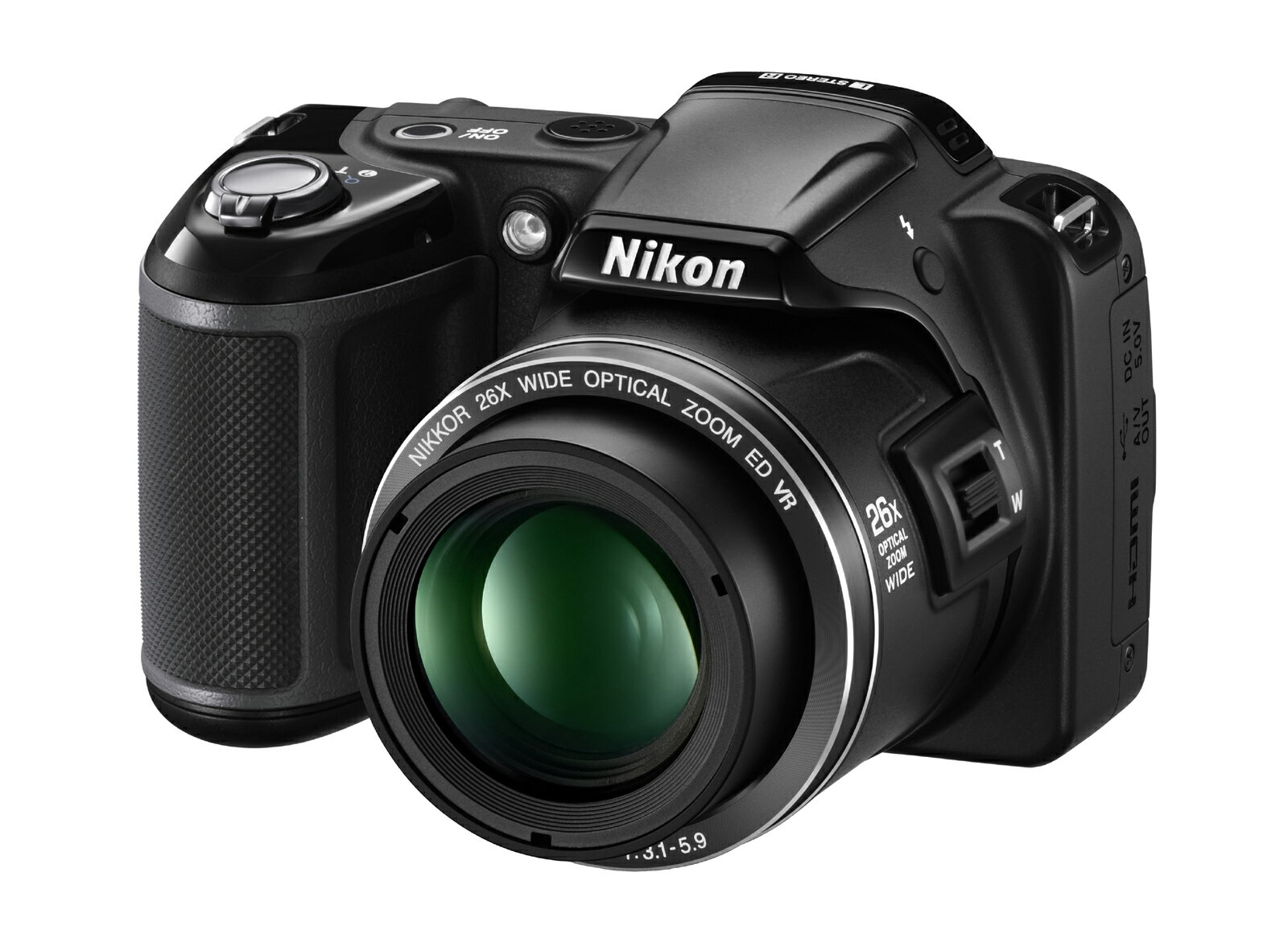 Nikon COOLPIX L810デジタルカメラ ブラック『1〜3営業日後の発送予定』[超広角22.5mm相当からの光学26倍ズームで被写体にしっかり迫れる！遠くからズームしても手ブレ補正機能でブレにくいデジタルカメラ。単3形電池に対応したカメラ。]