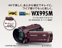 Panasonic HC-WX995M-T デジタルビデオカメラ『即納〜2営業日後の発送』4K30pの高画質！サブカメラ搭載でワイプ撮りできるコンパクトムービーカメラ【smtb-TK】【RCP】[fs04gm][02P05Nov16]