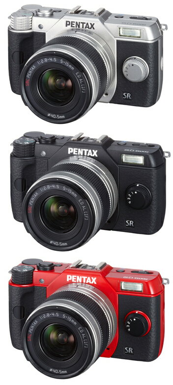 PENTAX Q10 ズームレンズキット レギュラーカラー『即納?2営業日後の発送予定』（シルバー/ブラック/レッド）Q10＋ 02 STANDARD ZOOM(5-15mmF2.8-4.5)[片手に乗る最小ボディで多彩な撮影シーンに対応が可能なデジタル一眼カメラズームレンズキット。]【smtb-TK】[fs01gm]