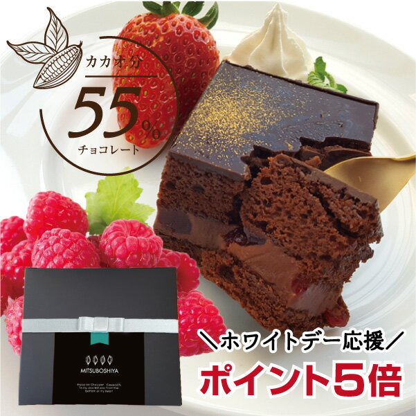 \早割ポイント5倍/カカオ55%本格ショコラ キューブケーキザッハ チョコレートケーキチョコレートホワイトデー ギフト ランキングお取り寄せ