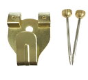 福井金属工芸 壁掛けフック No.4022 5個入り鉄並Xフック中 金 ヤマトDMメール便で送料無料