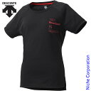 ショッピングデサント デサント レディース サンスクリーン Tシャツ DMWNJA51-L-BK