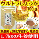 ▲さぬきベジッ粉▲ パウダーしょうが　100g　15年以上完全無農薬で育てられた国産本物生姜2年物（乾燥生姜粉末）1.7kgを100gに濃縮で無添加無着色保存料無し！純粋香川県産生姜100％ためしてガッテンで紹介された有機野菜ランキング1位獲得