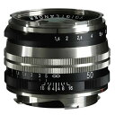 コシナ フォクトレンダー NOKTON Vintage Line 50mm F1.5 Aspherical II VM SC ニッケル・ブラックペイント