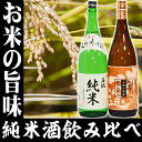 激安！店長厳選、純米酒1.8L×2本飲み比べセットなんと2,480円！30％OFF純米酒の飲み比べ！