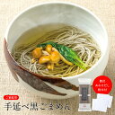 手延べ黒ごまめん(だし付き)│【そうめん】【にゅうめん】【三輪山本】【家庭用】A-98