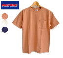 DUBBLEWORKS　ダブルワークス　 HEAVY FABRIC S/S T-Shirt With a Pocket　度詰め天竺 ポケットTシャツ　37002