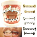 牙 バンパイアファング 金歯 銀歯 シルバー ゴールド ブラック 黒色 吸血鬼 ドラキュラ バンパイヤ 上下1セット おもしろ 面白 オモシロ おもちゃ つけ歯 入れ歯 差し歯 雑貨 アクセサリー 貼りつけ コスプレ ハロウィン 仮装 面白い ハロウィーン パーティ 変身