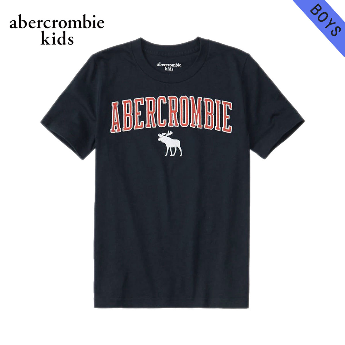 AoNLbY TVc {[CY q Ki AbercrombieKids TVc N[lbN STVc embroidered logo tee 223-619-1117-023