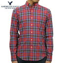 10%OFFZ[  ̔ 1 1 0:00`1 14 23:59  AJC[O AMERICAN EAGLE Ki Y {^ EVc AE Plaid Poplin Button-Down Shirt 0153-1272-600