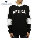 AJC[O p[J[ Y Ki AMERICAN EAGLE vI[o[p[J[ AE Color Block Pullover Hoodie 0193-1041-001