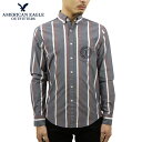 AJC[O Vc Y Ki AMERICAN EAGLE Vc {^ EVc XgCv AE POPLIN STRIPED BUTTON UP SHIRT 0153-1741-613