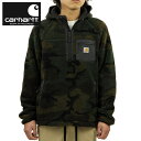 J[n[g WPbg Y Ki CARHARTT WIP WPbg vI[o[ t[XWPbg AE^[ PRENTIS PULLOVER FLEECE JACKET I027123 05P00 CAMO EVERGREEN