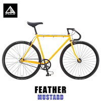 フジ FUJI 正規販売店 自転車 FEATHER (SINGLE SPEED) MUSTARDの画像