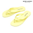 w[Ahw[ HENRYHENRY K̔X T  tbp[ FRIPPER SANDAL GIALLO BIANCO 38 31