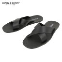 w[Ahw[ HENRYHENRY K̔X T  CROSS SANDAL NERO 30