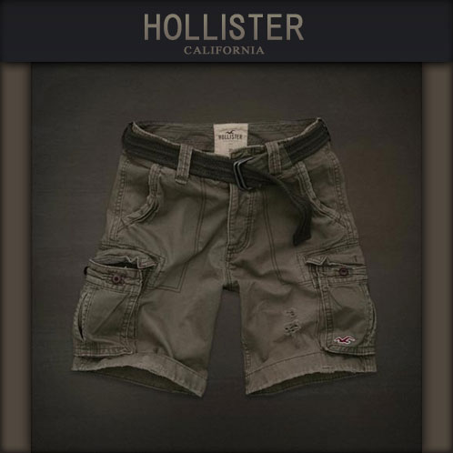 ホリスター HOLLISTER 正規品 メンズショートパンツ SHORT PANTS オリーブ A03B B1C C2D D4E E08F 【がんばろう！福島】