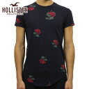 ホリスター HOLLISTER 正規品 メンズ カーブヘム 半袖Tシャツ Must-Have Curved Hem T-Shirt 324-368-0433-209