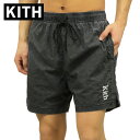 LX  Y Ki KITH XCpc gNX^XCpc KITH CONVERTIBLE SWIM SHORT KH7031-100 BLACK