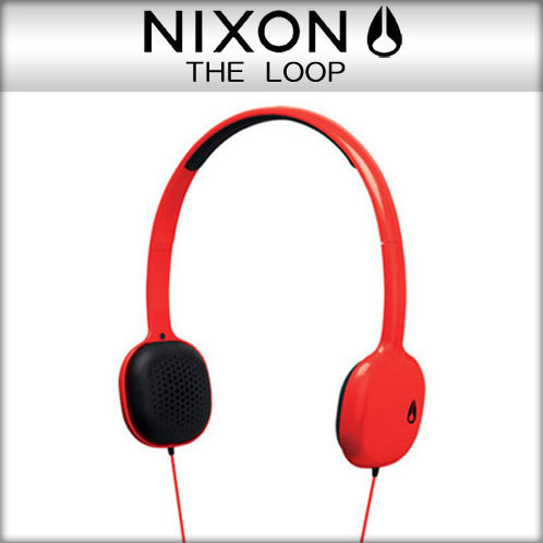 ニクソン NIXON 正規品 ヘッドホン 2年保証 LOOP レッド A35B B3C C9D D4E E11F 【がんばろう！福島】