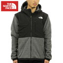 m[XtFCX WPbg Y Ki THE NORTH FACE AE^[t[XWPbg DENALI 2 FLEECE HOODIE JACKET RECYCLED CHARCOAL GREY HEATHER   TNF BLACK NF0A2TBN MA9