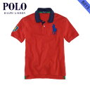 25%OFFセール 【販売期間 1/23 16:00~1/28 09:59】 ポロ ラルフローレン キッズ POLO RALPH LAUREN CHILDREN 正規品 子供服 ボーイズ ポロシャツ Big Pony Contrast-Collar Polo #18788156 RED D15S25