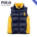 ポロ ラルフローレン キッズ POLO RALPH LAUREN CHILDREN 正規品 子供服 ボーイズ ダウンベスト Tryol Big Pony Down Vest #22358346 NAVY
