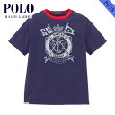 25%OFFセール 【販売期間 1/23 16:00~1/28 09:59】 ポロ ラルフローレン キッズ POLO RALPH LAUREN CHILDREN 正規品 子供服 ボーイズ 半袖Tシャツ COTTON GRAPHIC TEE 56541186 D15S25