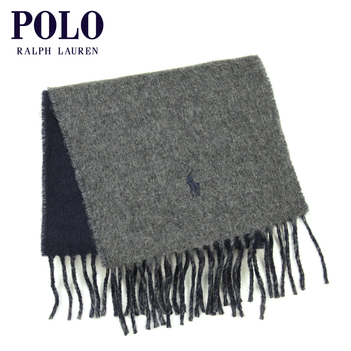 | t[ }t[ Y fB[X Ki POLO RALPH LAUREN o[Vu REVERSIBLE SCARF