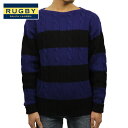 45%OFFZ[  ̔ 9 4 20:00`7 11 01:59  t[ Or[ Z[^[ Y Ki RUGBY RALPH LAUREN Striped Cable Boatneck NAV