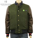 スコッチアンドソーダ SCOTCH&SODA 正規販売店 メンズ アウタージャケット Bomber jacket in wool quality with leather sleeves 101347 18
