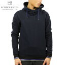 スコッチアンドソーダ SCOTCH&SODA 正規販売店 メンズ プルオーバーパーカー CONSTRUCTED DETAILS AMS BLAUW SEASONAL HOODY 134326 57 NAVY