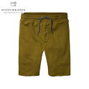 スコッチアンドソーダ ショートパンツ メンズ 正規販売店 SCOTCH&SODA ボトムス MEDIUMWEIGHT FELPA SWEATSHORT 136382 0456 OLIVE